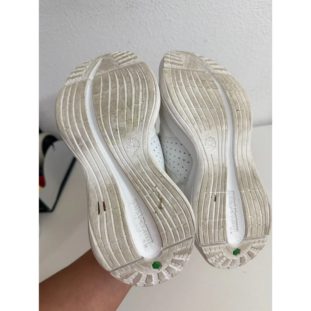Timberland Delphiville White Knit ReBOTL Sneakers A2AMM Womens 6